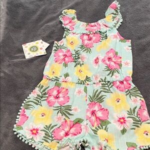 Floral Kids Romper